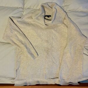 Banana Republic Light Gray Cowl Neck Sweater